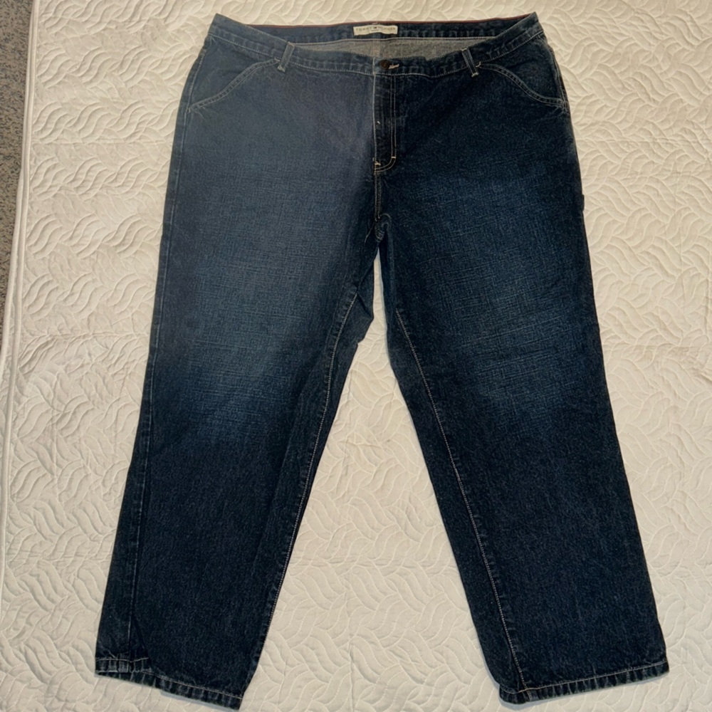 Tommy Hilfiger Woman’s Dark Wash Relaxed Jeans